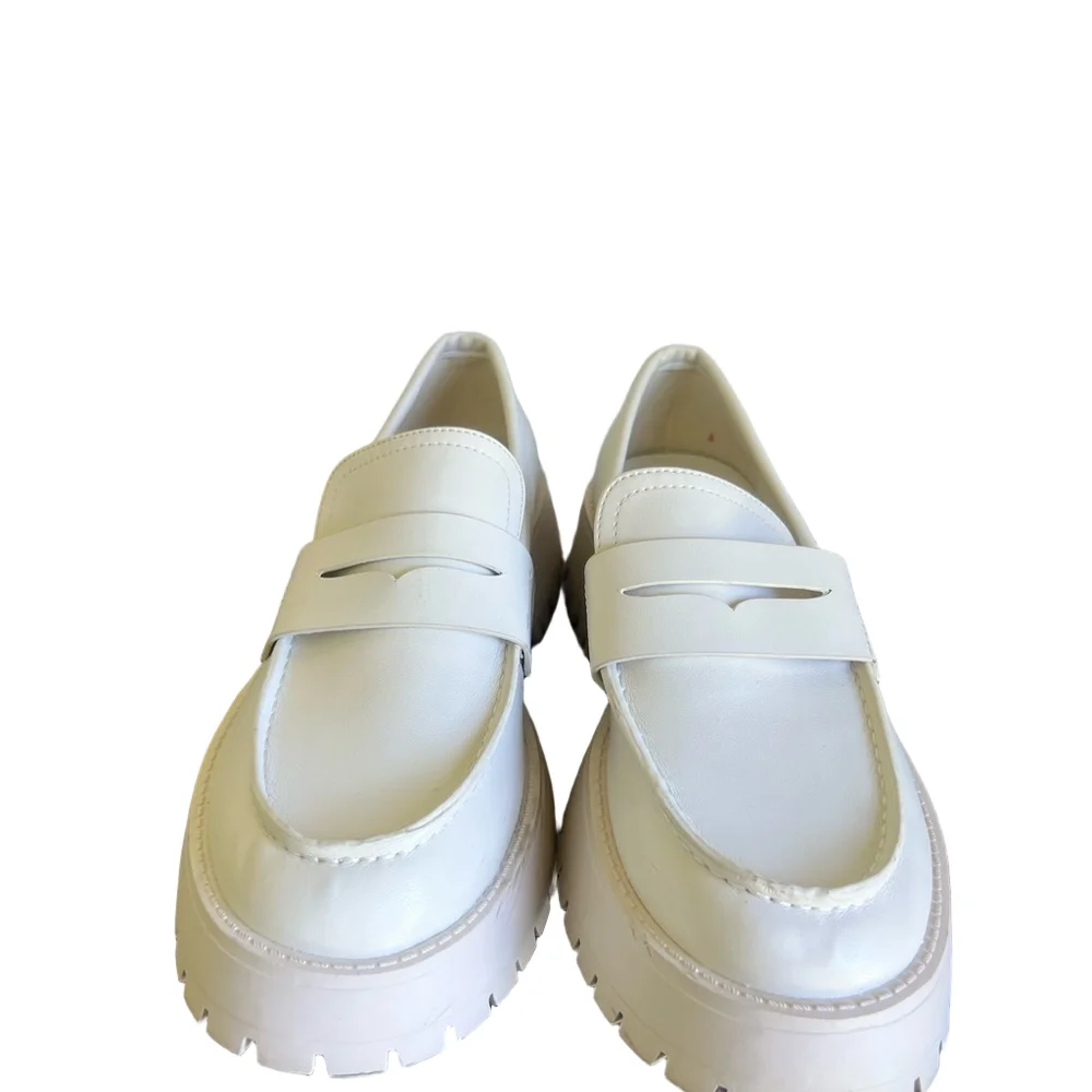 Madden Girl Heather Platform Lug Sole Women's Loafer Size 8.5 #596